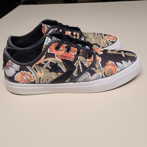 Converse Cons Zakim Ox floral low top skateboard sneakers size 11 - Picture 7 of 10